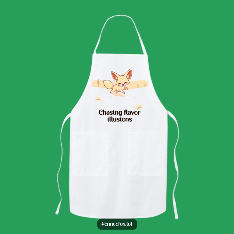Funny Fennec Fox Mirage Apron: Hilarious Desert Dreamer Gift