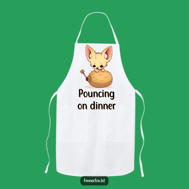 Funny Fennec Fox Apron - Desert Adventures in the Kitchen Gift