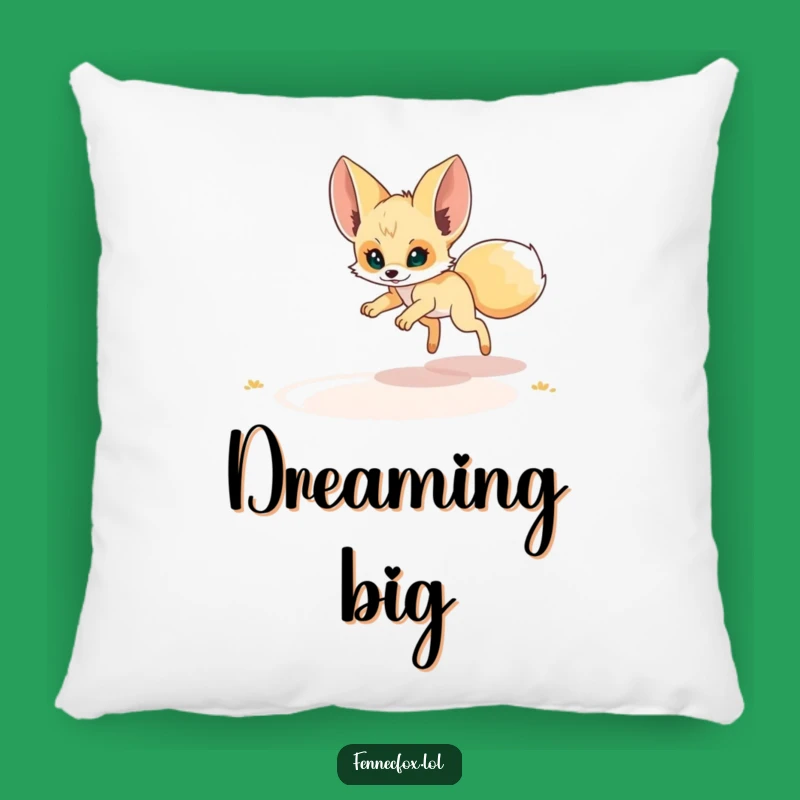 Funny Fennec Fox Mirage Pounce Pillow: Snuggle Up With Laughter!