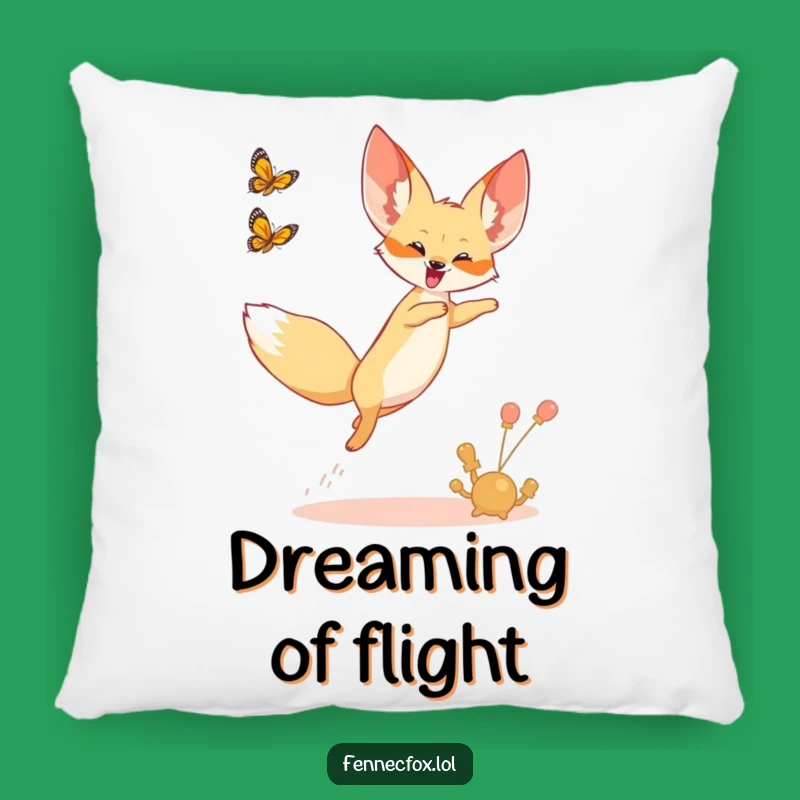 Funny Fennec Fox Pillow - Cozy Comfort for Playful Spirits