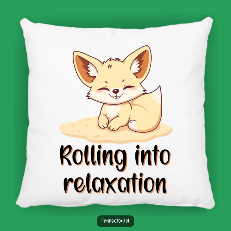 Soft Mischievous Fennec Fox Sand Pillow: Cozy & Joyful Home Decor Gift