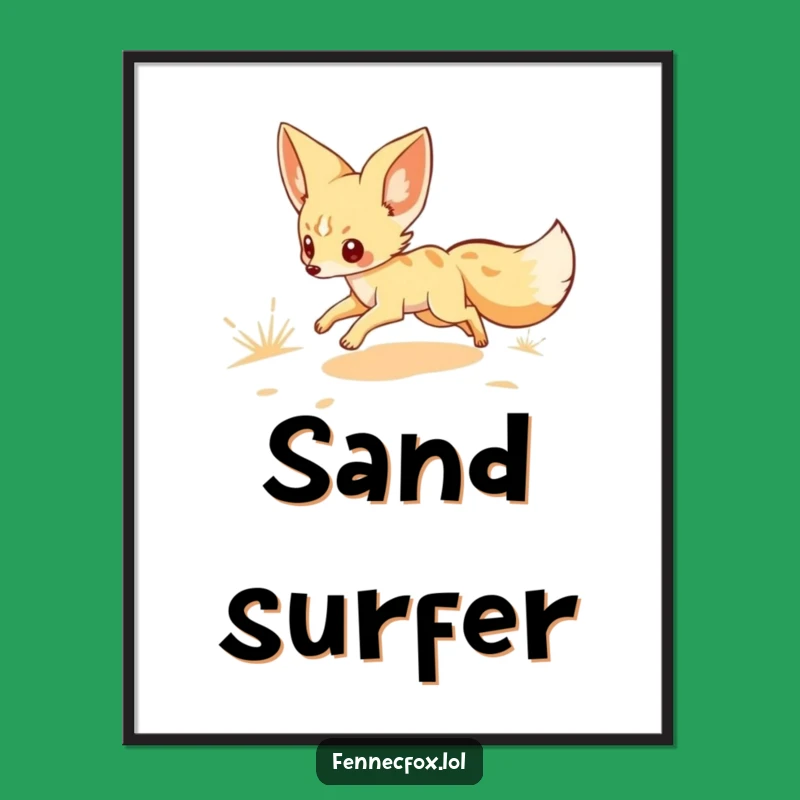 Funny Fennec Fox Digital Art - Instant Desert Charm & Humor
