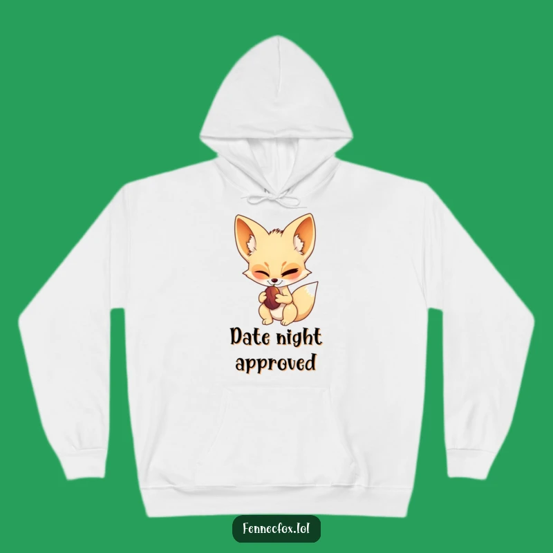 Cozy Funny Fennec Fox Winking Hoodie - Warm Confidence Gift