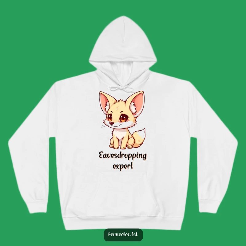 Funny Fennec Fox Hoodie: Warm Ears, Warm Heart - Cozy Funny Gift for All