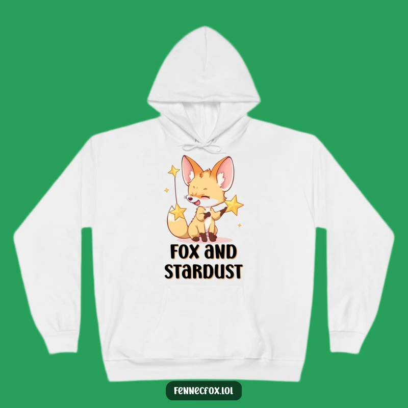 Cozy Funny Fennec Fox Hoodie: Starry Nights & Perfect Gift