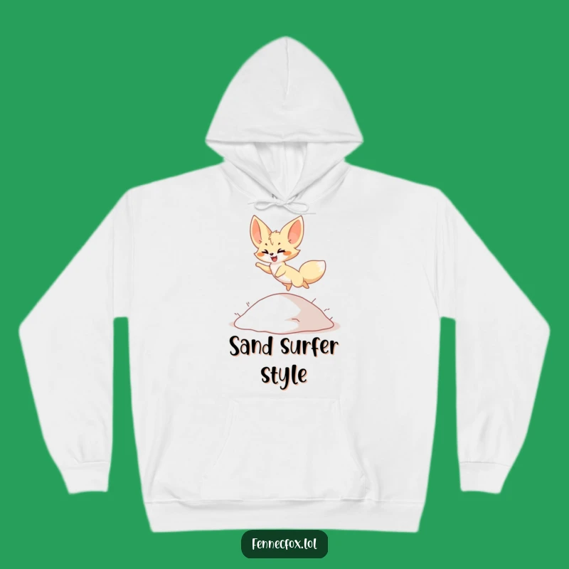 Funny Fennec Fox Hoodie: Cozy Desert Leaping Character, Perfect Warm Funny Gift for Fox Lovers