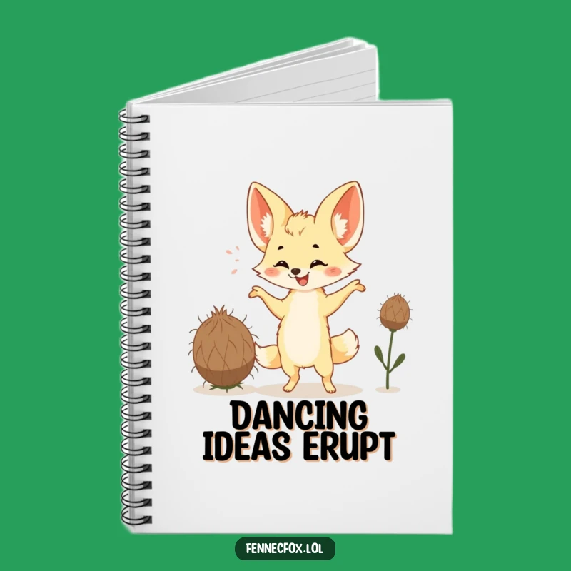 Funny Fennec Fox Dance Notebook: Silly Desert Journal Gift