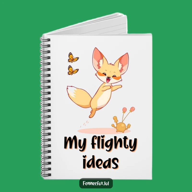 Funny Fennec Fox Notebook - Jot Down Your Joyful Adventures