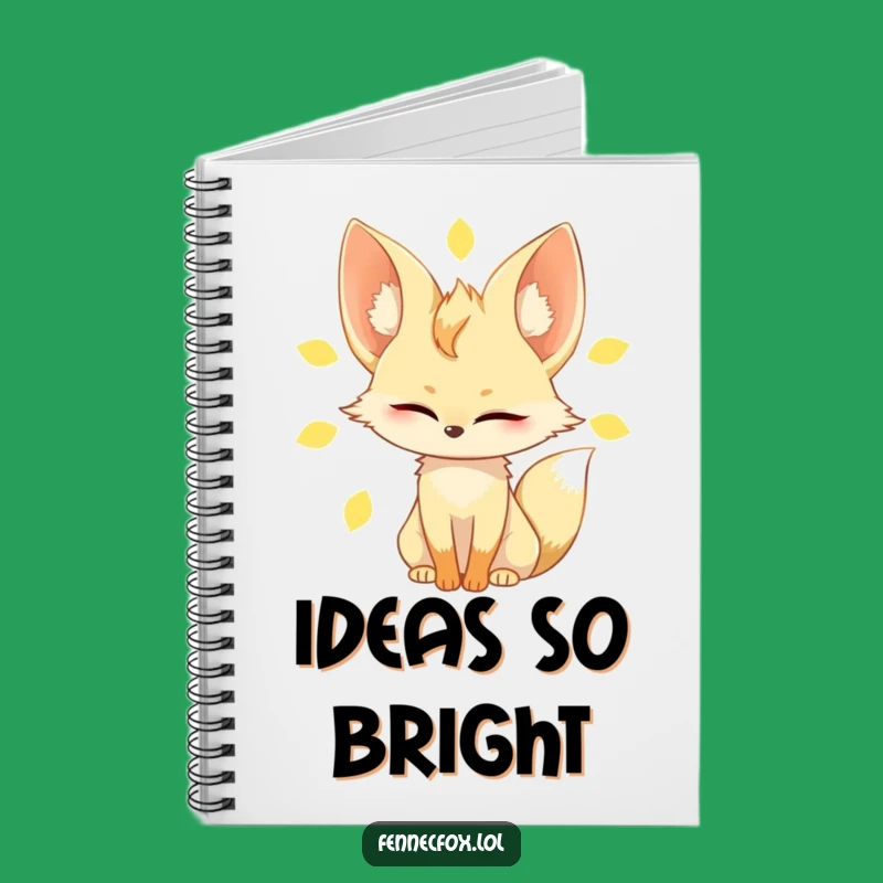 Funny Fennec Fox Notebook: Slow Blink Journal for Creative Desert Thoughts