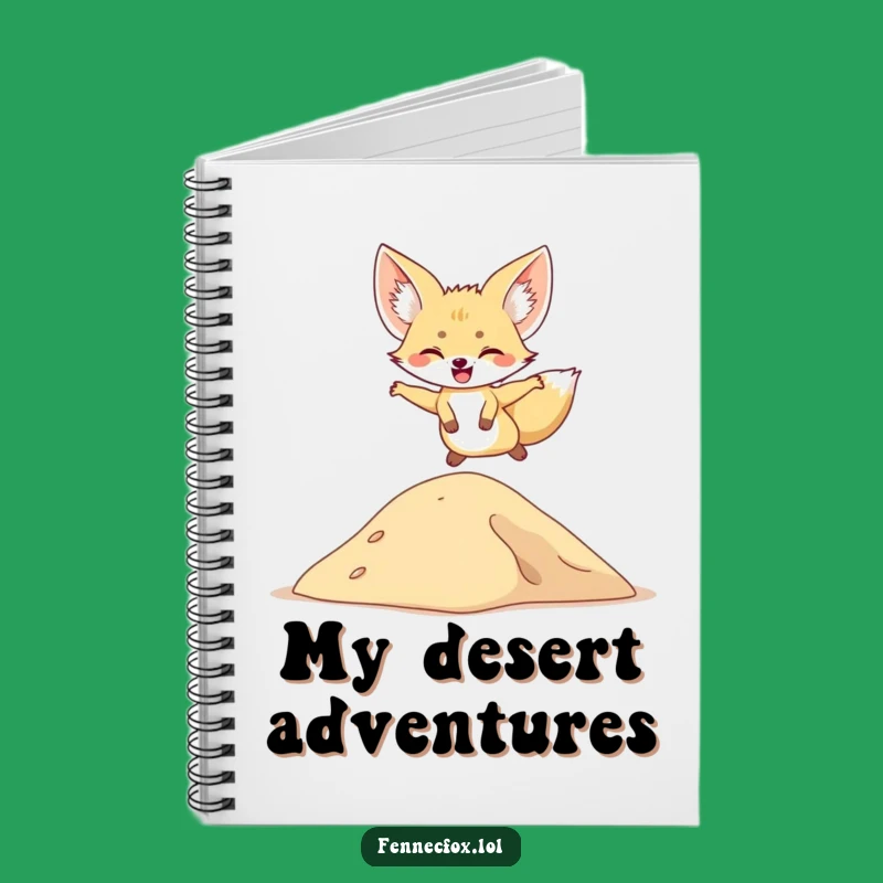 Funny Fennec Fox Notebook: Jot Down Adventures with Humor
