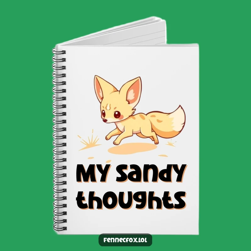 Funny Fennec Fox Journal - Record Adventures with Desert Humor