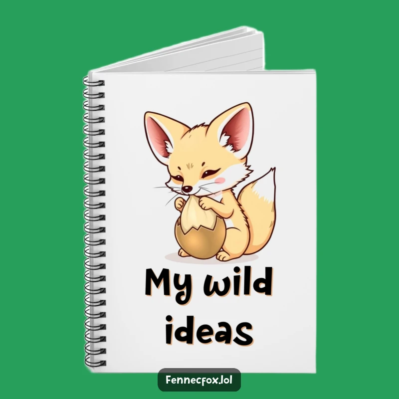 Funny Fennec Fox Notebook: Playful Chase Edition, Perfect Funny Gift