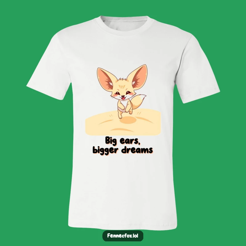Funny Fennec Fox Leaping T-Shirt: Hilarious Desert Dune Jumper Tee Gift