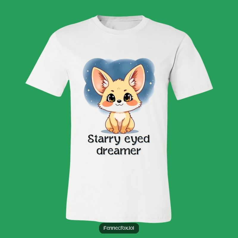 Funny Fennec Fox Starry Night T-Shirt: Wear Your Wonder & Hilarious Dreams