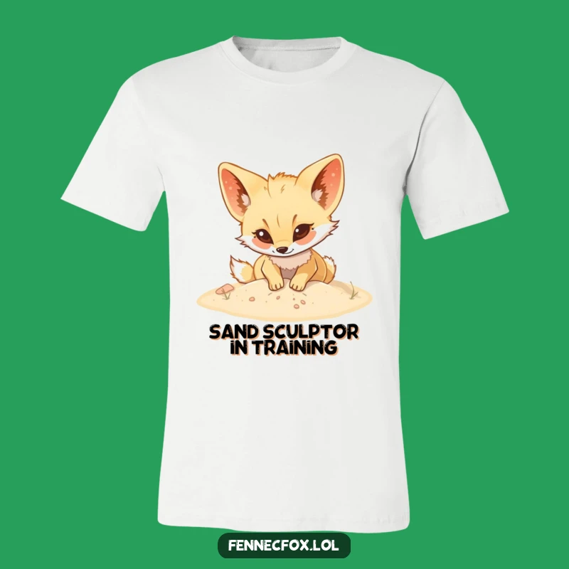 Funny Fennec Fox Digging T-Shirt - Hilarious Desert Animal Tee