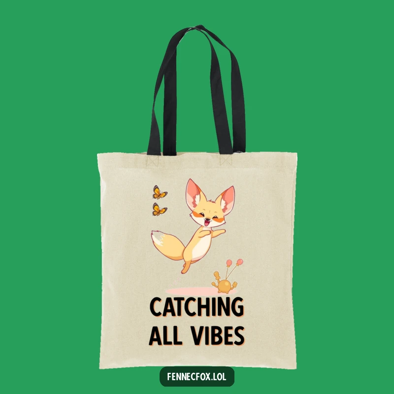 Funny Fennec Fox Tote Bag - Carry Your Joyful Pursuits