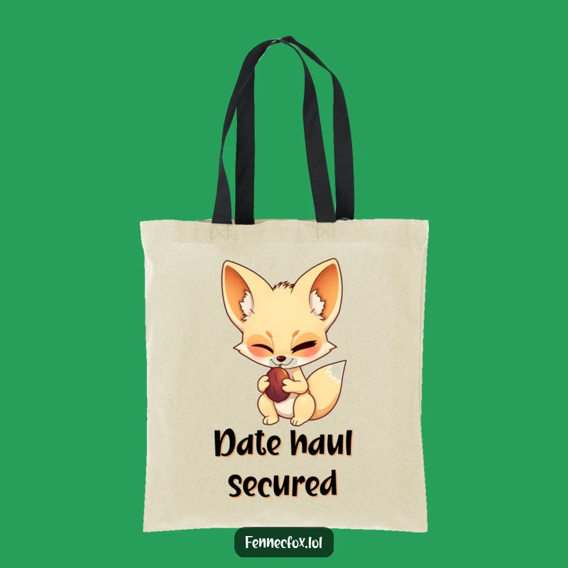 Funny Fennec Fox Date Tote - Confident Desert Charm Bag
