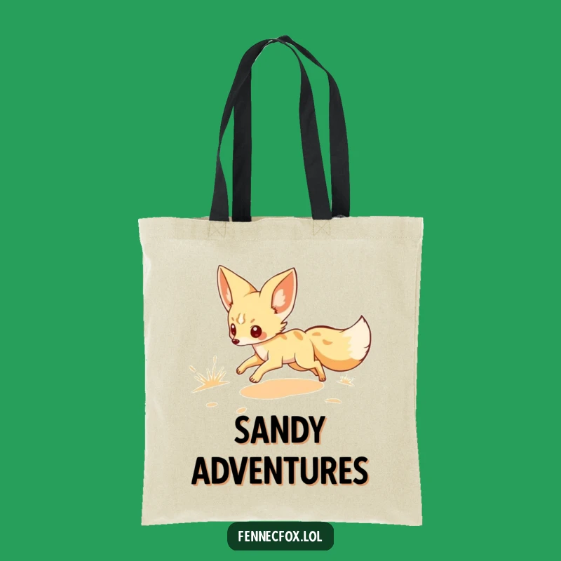 Funny Fennec Fox Tote Bag - Carry Desert Adventures with Humor